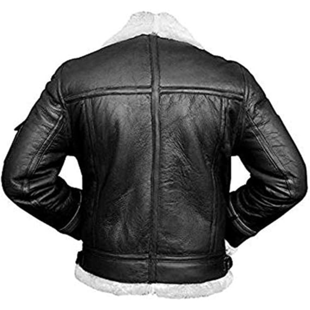 Humphrey B3 Black And White Bomber Jacket